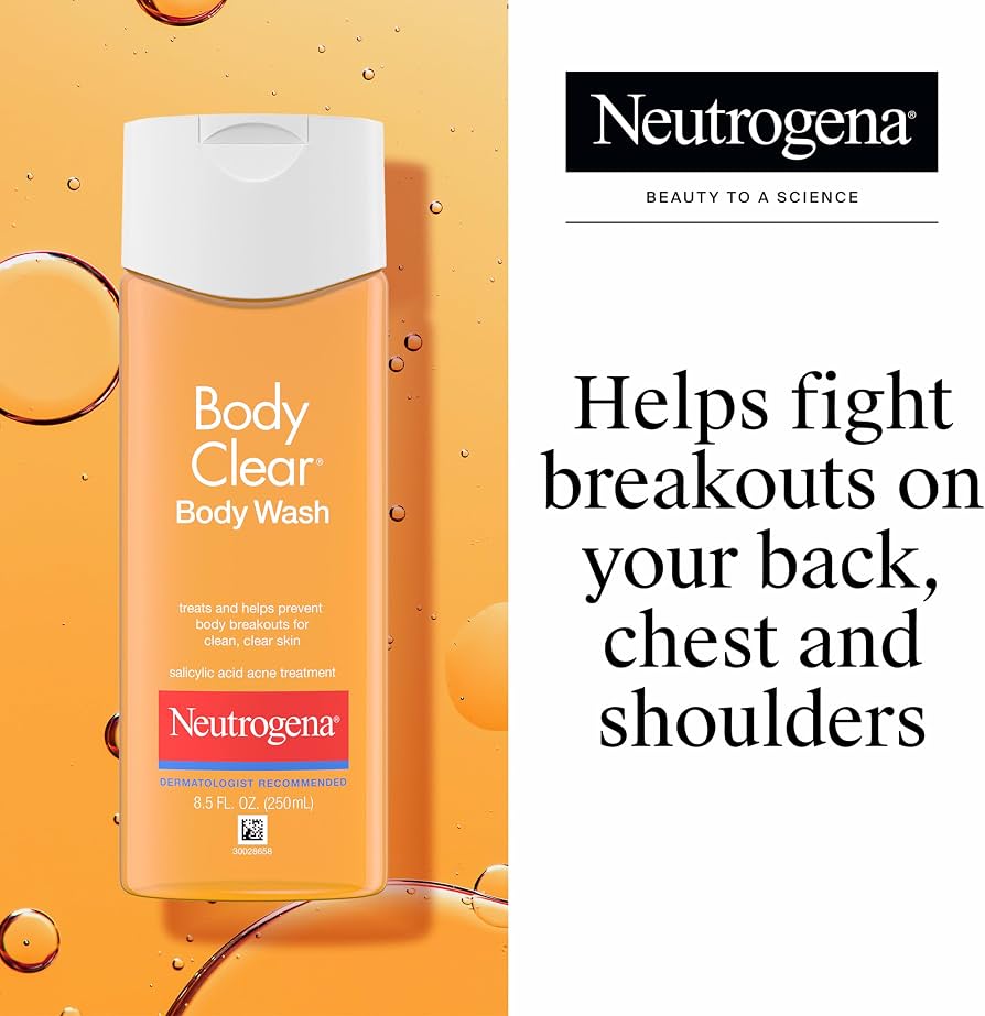 Neutrogena Acne Body Clear Body Wash, 2% Salicylic...
️