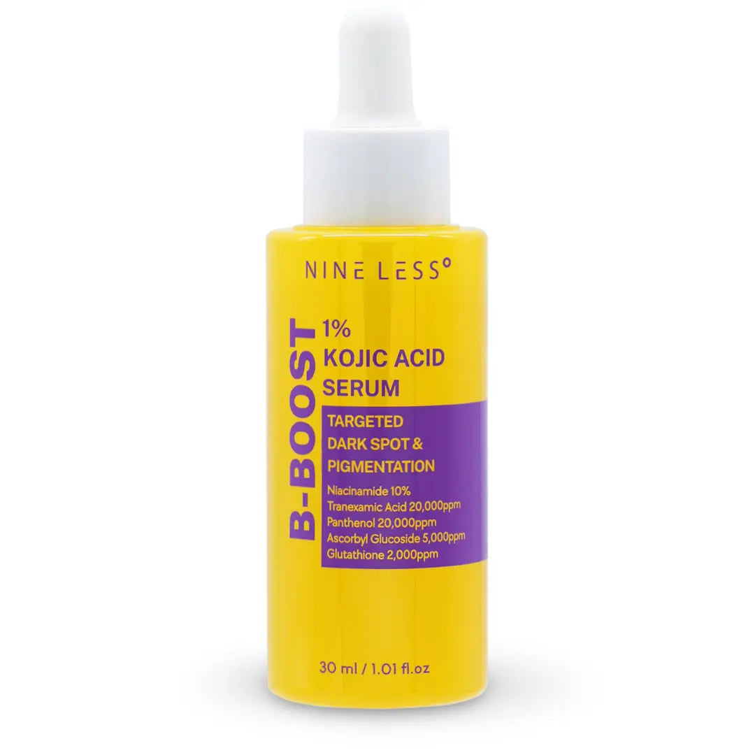NINE LESS B-Boost 1% Kojic Acid Serum 30ml | Brightening & Anti-Ageing Korean Skincare | LENGBOX NINE LESS B-Boost 1% Kojic Acid Serum 30ml | Brightening & Anti-Ageing Korean Skincare | LENGBOX
