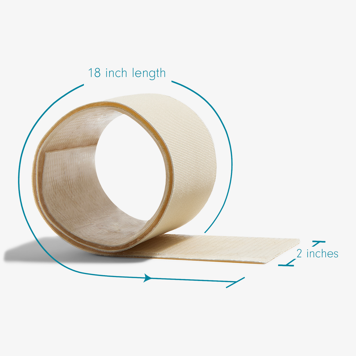 Advanced Medical-Grade Silicone 2" x 18" Strips - Now includes Adhesive Tape for Longer Hold!