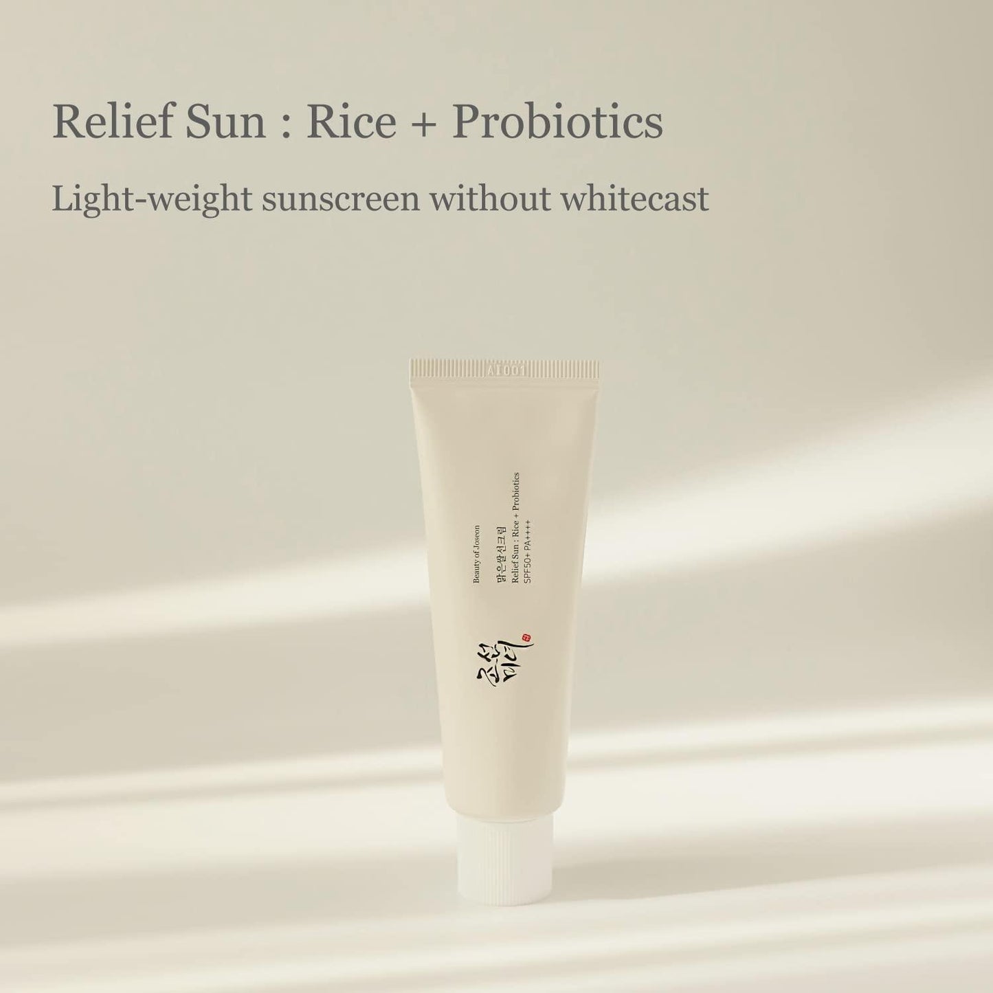 Beauty of Joseon Relief Sun - Rice + Probiotics SPF50+ PA++++