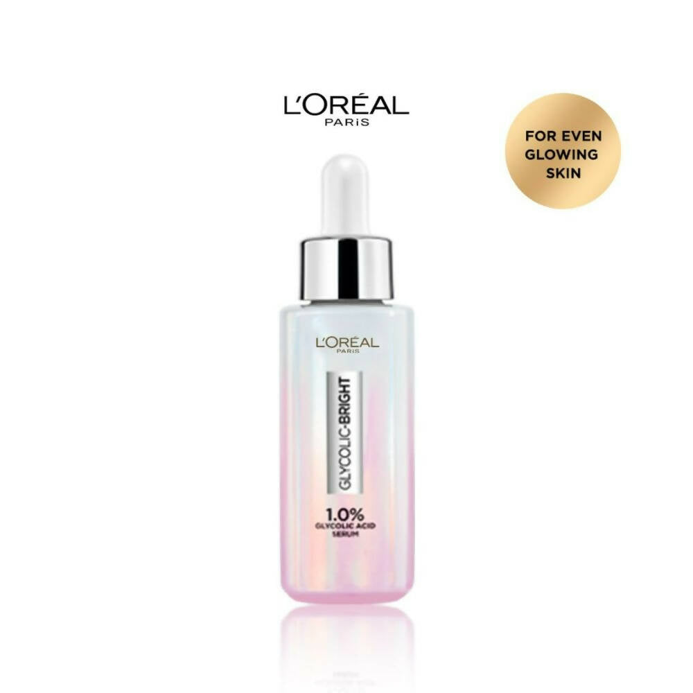L'Oreal Paris Glycolic Bright 8% [Melasyl + Niacinamide] Face Serum For Brightening Dark Spots