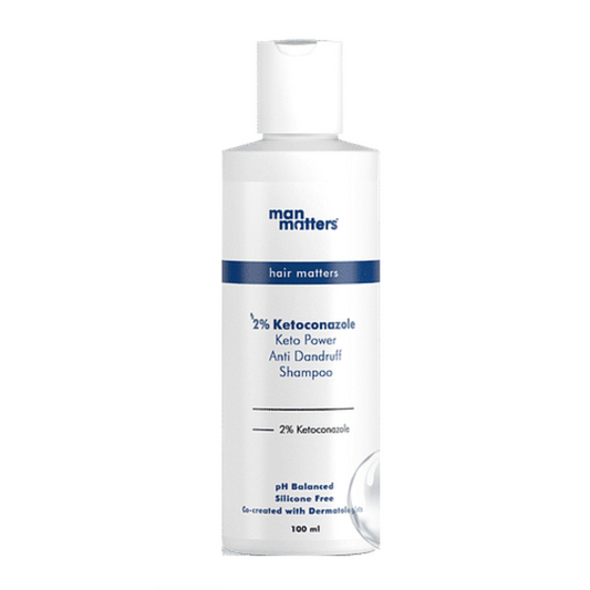 Man Matters 2% Ketoconazole Anti Dandruff Shampoo, Cruelty Free, Vegan, No Side Effects