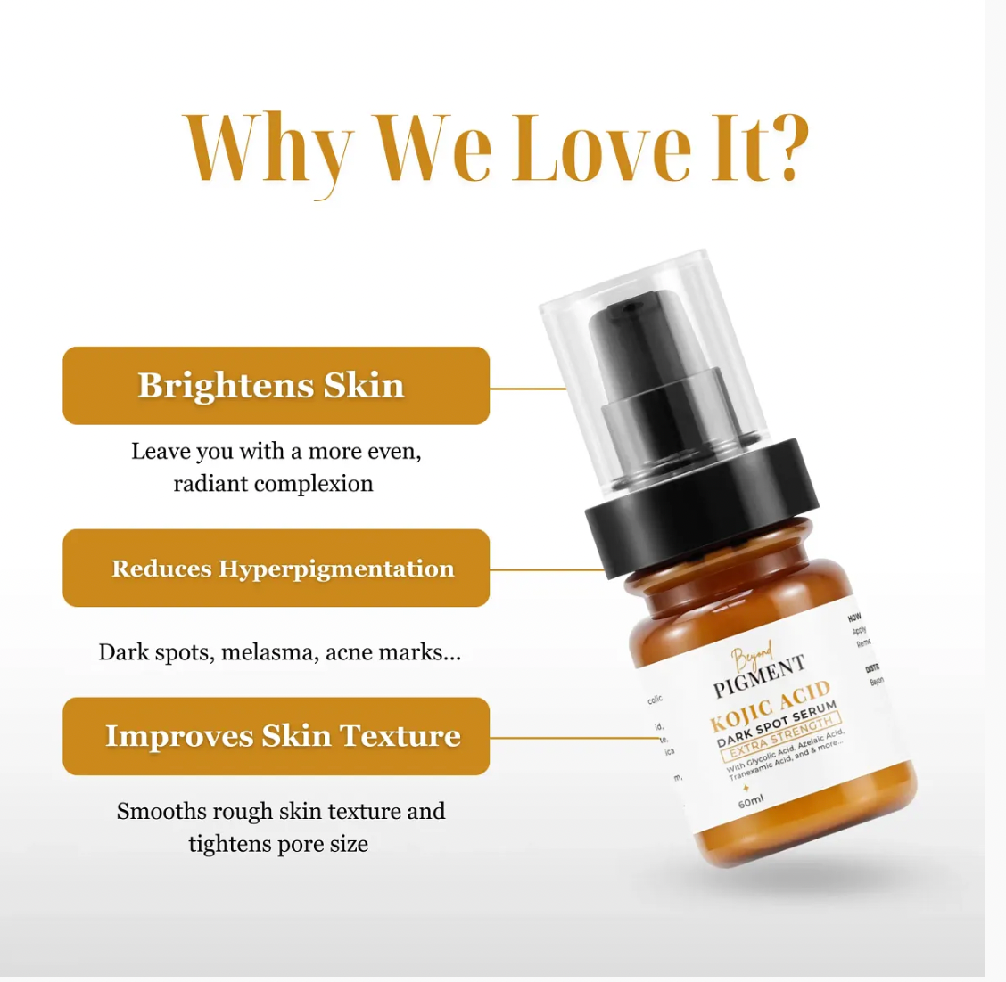 Kojic Acid Dark Spot Serum – Extra Strength