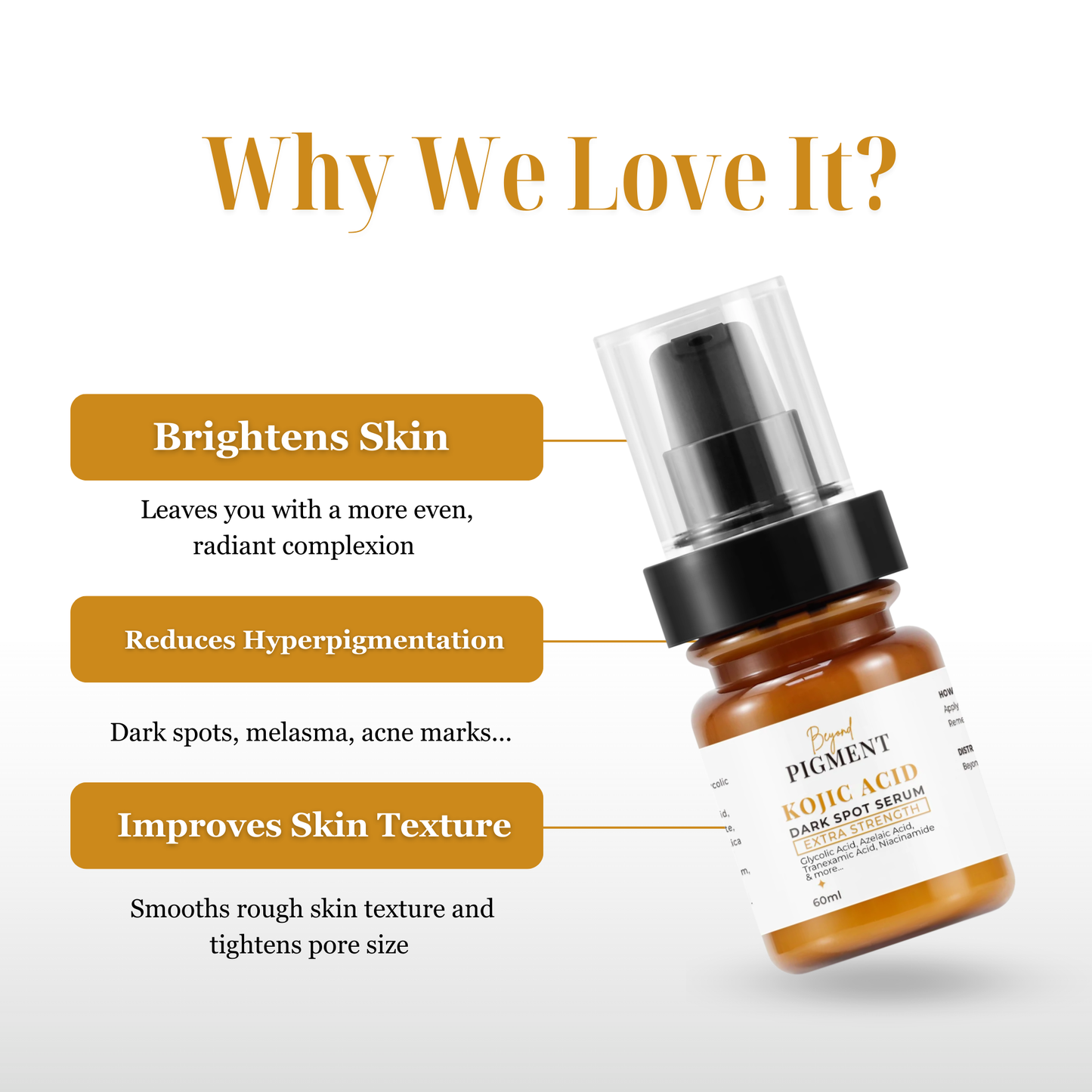 Kojic Acid Dark Spot Serum – Extra Strength