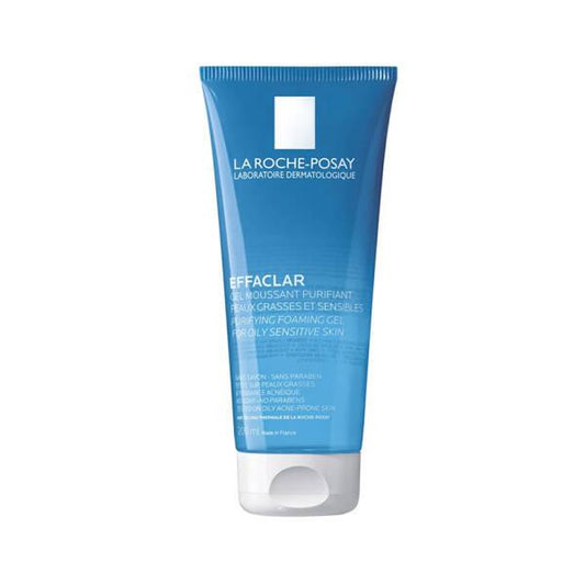 La Roche Posay Effaclar Gel 200ml - Soap-Free Facial Cleansing Gel for Sensitive & Oily Skin