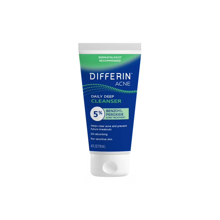 Differin Daily Deep Cleanser Benzoyl Peroxide 5% A...
️