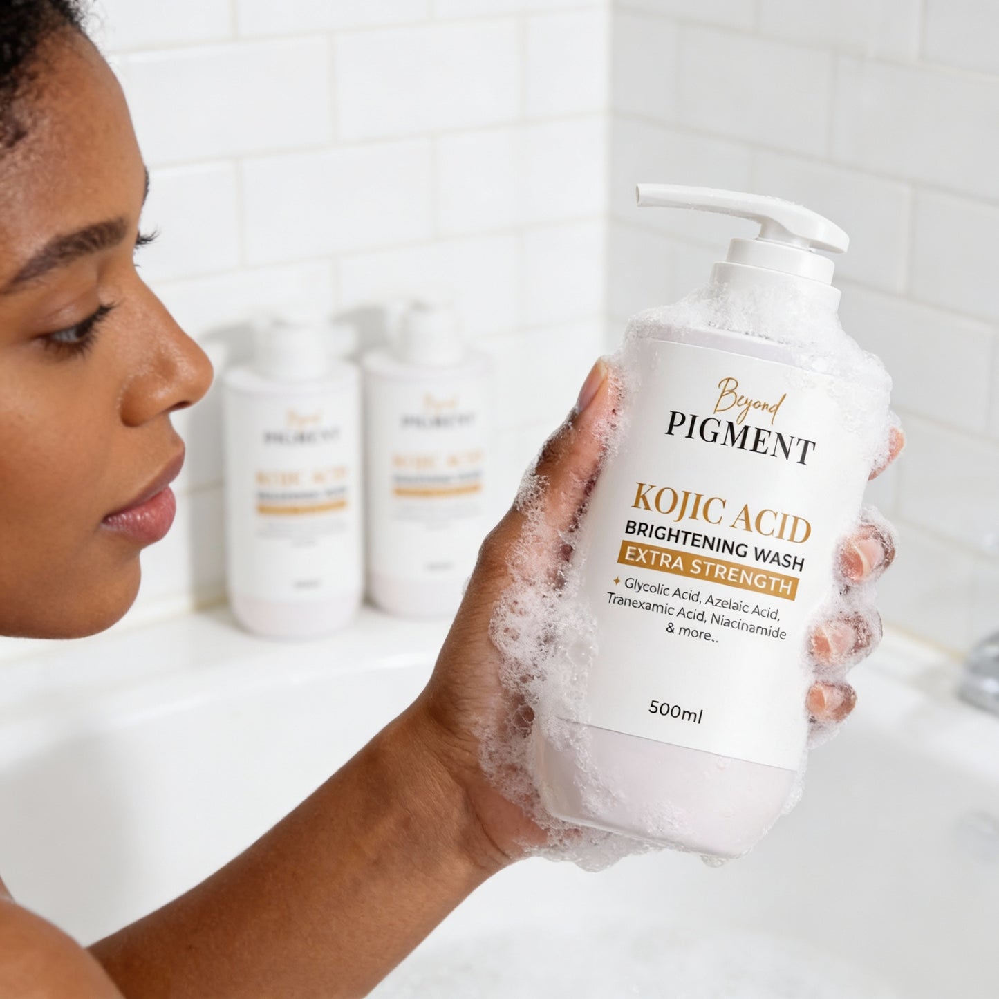 Kojic Acid Brightening Wash – Extra Strength