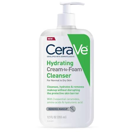 CeraVe Hydrating Cream-to-Foam Cleanser️