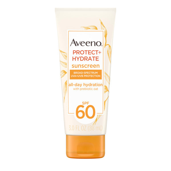 Aveeno Protect + Hydrate Body Sunscreen Lotion with SPF 60, 3.0 fl. oz