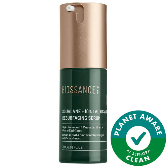 The Ordinary Squalane + 10% Lactic Acid Resurfacing Serum - Vegan, Cruelty-Free, Clinically Proven Skincare for Smoother, Brighter Skin