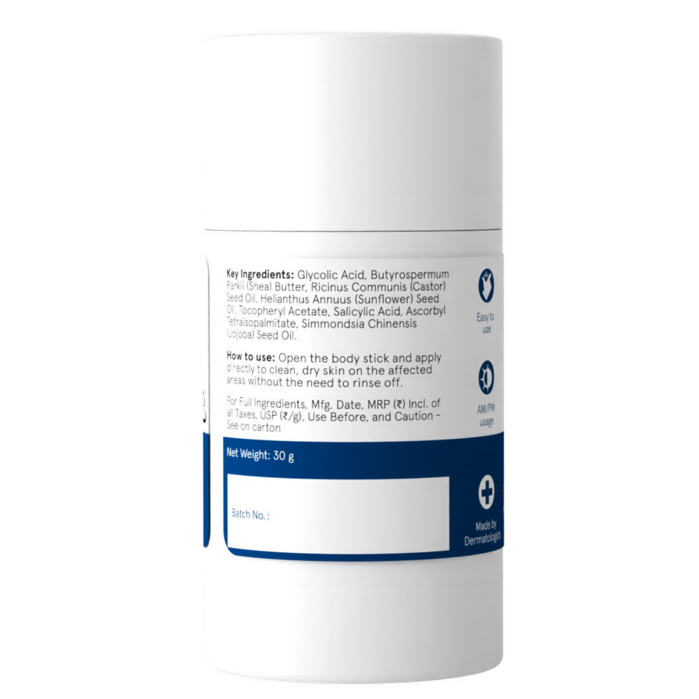 BeBodywise 7% Glycolic Acid Exfoliating Body Stick